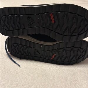 Adidas Black Sneakers with Rugged Sole